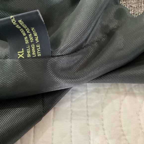 U.S. Polo Assn. Gray Tweed Vest Wool-Blend Classic Button-Up Women's Size XL Aca - Picture 4 of 8